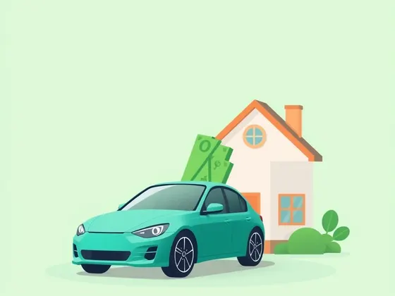 Ilustração sobre Entrada no financiamento