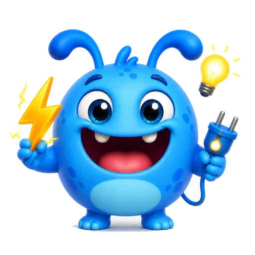 Valim, o mascote do ValorFinal, representando a categoria Energia