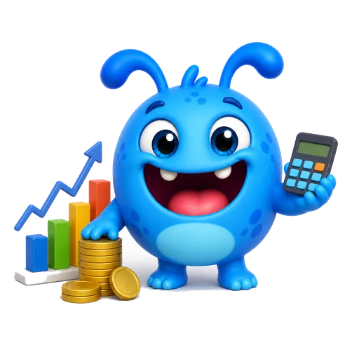 Valim, o mascote do ValorFinal, representando a categoria Financeiro