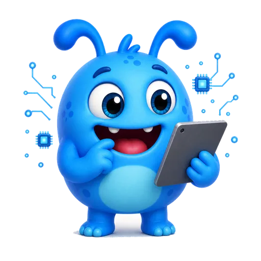 Valim, o mascote do ValorFinal, representando a categoria Tecnologia